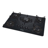 Fogão Cooktop Gás Braslar Pop 5 Bocas Preto 127v/220v