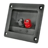 2 Conector Bafle Rectangular 2 Terminales 92x78 Mm