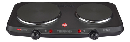 Fogão Elétrico Telefunken Duplo Portátil Tf Ae 10500 220v Cor Preto