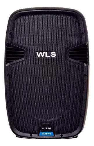 Caixa Acústica Wls J12 Passiva 200 W Cor Preto