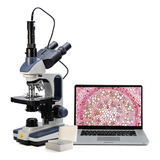 Microscopio Trinocular Compuesto Swift Sw 350t, Aumento 40x-