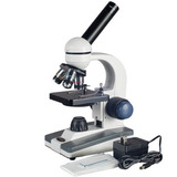 Amscope M150c-i 40x-1000x Lentes De Vidrio Óptico De Metal S