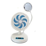 Ventilador Recargable Con Luz Led Portatil Pilas Recargable