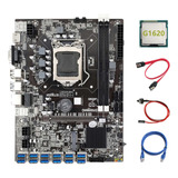 Placa Base B75 Eth Miner 12 Pcie Para Usb3.0+cpu G1620+rj45