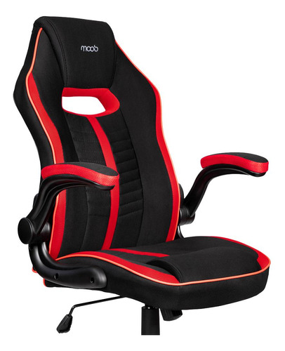 Cadeira Gamer Moob Force Braços Ajustáveis E Função Relax Cor Vermelho