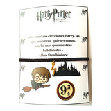 Manillas Pulsera Pareja Amigos De Harry Potter Rayo