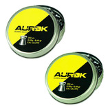 Kit 2 Chumbinho Aurok Olympic Match 4.5mm 0,55g Rifle 500un