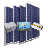 Kit Solar Inversor 2000w 220v Panel Energia Casa Campo M9