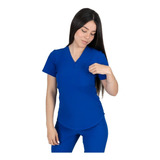 Pijama Quirurgica Jogger Antifluidos Mujer Azul Rey