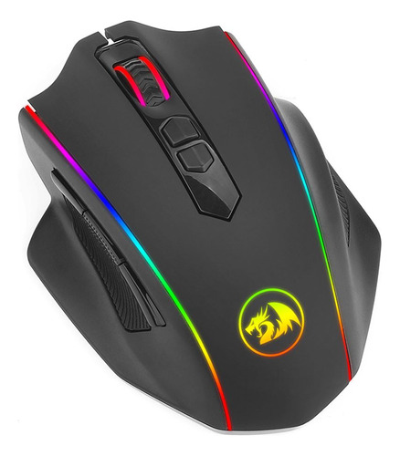 Mouse Gamer Sem Fio Redragon Vampire Elite M686rgb 8 Botões