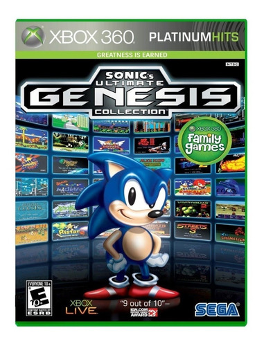 Sonic's Ultimate Genesis Collection  Ultimate Collection Sega Xbox 360 Físico