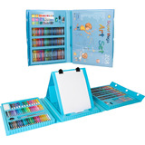 Set Arte Niños Maleta 208 Piezas Crayon Acuarela Plumon