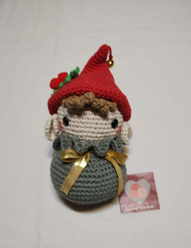 Amigurumi Gnomo Navideño 