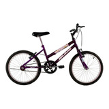 Bicicleta Aro 20 Feminina Menina Infantil Sissa Violeta Roxa