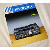 Folheto Folder Rádio Yaesu Hf Ft767gx -icom-