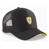 Gorro Jockey Scuderia Ferrari Puma Race Black - Oneracing 