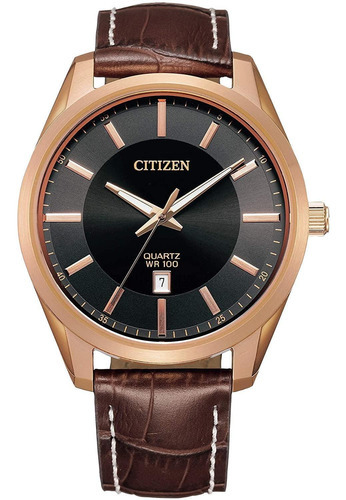 Reloj Citizen Hombre Bi1033-04e Classic Quartz /jordy Color Del Fondo Negro