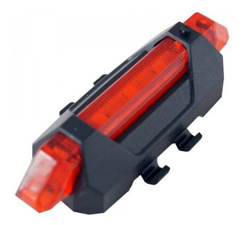 Luz Bicicleta Auxiliar Recargable Impermeable Blanca O Roja