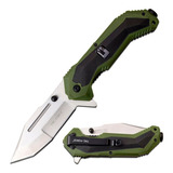 Super Navaja Táctica Tac-force Tanto Tf-980gn Verde