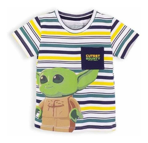 Playera Para Niño (spiderman, Bebe Yoda, Baby Shark O Robot)