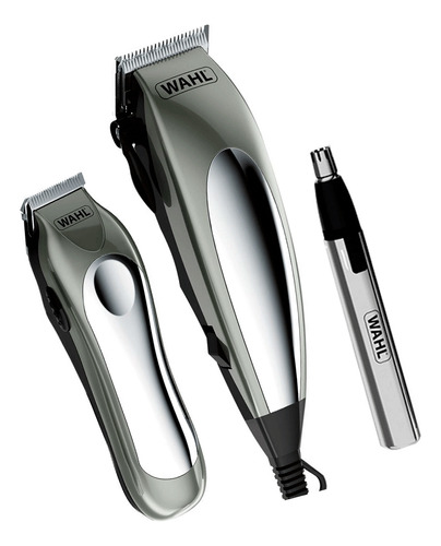 Kit De Cortadora De Pelo Y Máquina Groom Pro Grey Wahl Deluxe, 220 V