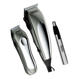 Kit De Cortadora De Pelo Y Máquina Groom Pro Grey Wahl Deluxe, 220 V