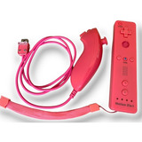 Control Joystick Inalámbrico Nintendo Wii Remote Plus Rosa