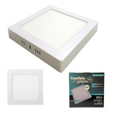 Plafon Panel Led C/ Base 18w Bajo Consumo Altapotencia =100w