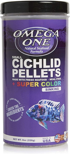 Cichlids Pellets Small Comida Super Colo - g a $154