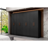 Guarda-roupa Roupeiro Maxel Paris 8 Portas 4 Gavetas Mdf Cor