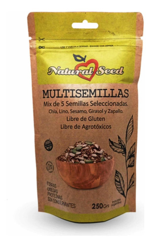 Multisemillas Mix Natural Seed Sin Tacc X 250 Grs.