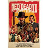 Posters Red Dead Redemption 2 Afiches Juegos Gamer 90x60 Cm
