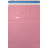 500 Uni. Envelope Plástico De Segurança Rosa 40x50