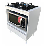 Balcão Multiuso Para Cooktop Micro/forno P/ Cozinha 100% Mdf