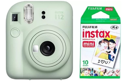 Camara Instantanea Fujifilm Instax Mini 12 Verde +10 Fotos