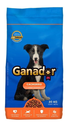 Alimento Croqueta Ganador Cachorro 20 Kg