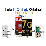 Tela Frontal Original ( Oled) ( iPhone 7 )+ Película 3d+capa