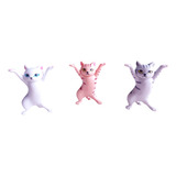 Mini Gatos Figuras Decorativas Pequeñas Pack 3 Unidades 