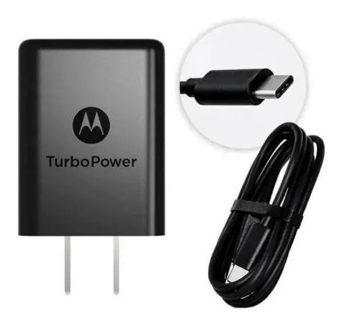 Cargador Motorola Turbo Power Entrada Tipo C -15 W