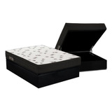 Cama Baú Casal: Colchão D45 Ortobom  Light Ortopillow+box C