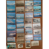 Lote 34 Postales,fotos De Barcos,navieras , Navales Antiguas