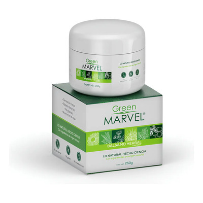 Green Marvel Bálsamo Herbal Natural Tarro 250 Gr - Mentol | Meses sin interés