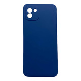 Silicon Case Para Samsung A03 + Vidrio Templado 