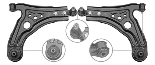 Jgo 2 Horquillas Inferiores Para Chevrolet Aveo 2011 2012