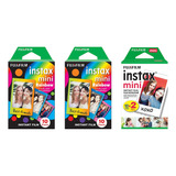 Paquete De Película De Estilo Dual Instax Mini  40 Fot...