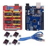 Kit Electronica Cnc Grbl + Arduino + 4 Drivers Drv8825