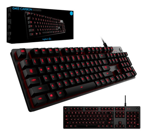 Teclado Gamer Logitech Serie G G413 Qwerty Inglês Internacio