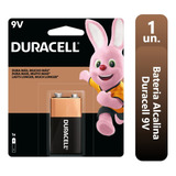 Bateria 9volts Duracell Alcalina Pilha 9v Retangular Oficial