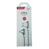 Cable Cargador Rápido Lighting Celular Kaku Ksc125 120cm