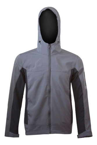 Chaqueta Micro-softshell  C/gorro Repelente Al Agua Hombre